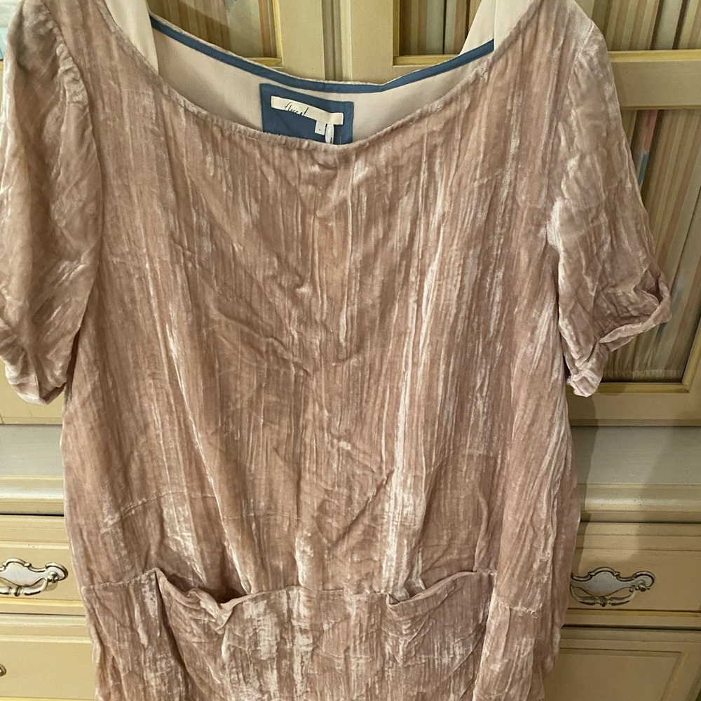 Anthropologie velvet dress size large NWT!!!!